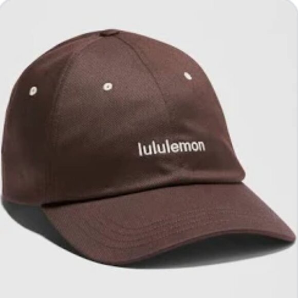 Lululemon Classic Ball Cap Wordmark in Brown S/M - Picture 1 of 2